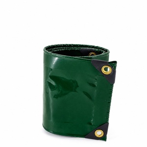 ผ้าใบกันน้ำพีวีซีสีเขียวแบบหนา ทอแน่น สำหรับงานกลางแจ้ง แบบเรียบ 280 GSM - Product Image 1