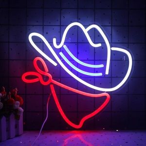 Howdy Neon Dấu Hiệu Tùy Chỉnh Cho Nhà Công Ty Trang Trí Nội Thất LED Logo Ánh Sáng Cho Bar Đảng Cao Bồi Hat Phong Cách Neon Ánh Sáng Dấu Hiệu Tùy Chỉnh Đèn LED - Product Image 4