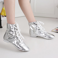 Chaussures de danse jazz personnalisées pour adultes en cuir PU souple noir et tissu en coton, bottes de jazz pour hommes et femmes, chaussures de ballet