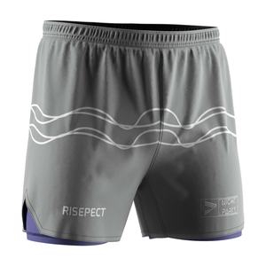 Shorts de basket-ball à double maille compressifs 2 en 1 pour hommes, entraînement de musculation personnalisé - Product Image 3