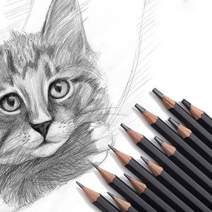 Crayons hexagonaux Foska 7 pouces en graphite HB résistant aux bris, recharge en bois, 2H HB 2B 4B 6B 8B, pour adultes, cadeaux, crayons en graphite - Product Image 6