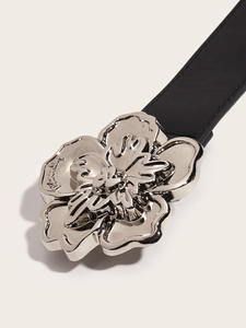 Vente en gros <span class=keywords><strong>ceinture</strong></span> double face disponible grande fleur <span class=keywords><strong>boucle</strong></span> métallique en cuir <span class=keywords><strong>ceinture</strong></span> large jupe décorative pour femmes ceintures de taille - Product Image 6