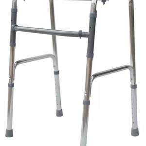 Aluminum Alloy <b>Walker</b> Lightweight <b>Folding</b> Walking Aid For Mobility Support - Product Image 1