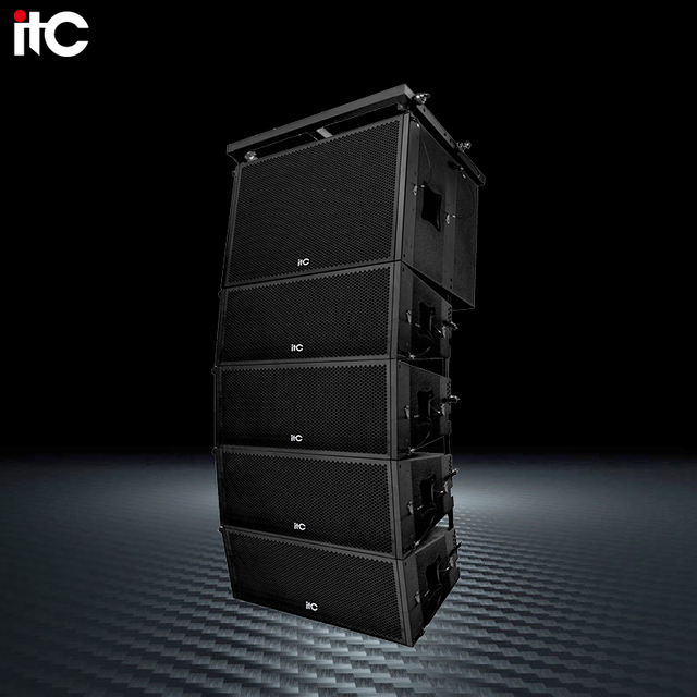 ITC Stage Line Array Speaker Wall Mountable 2000W Peak Power Surround Sound System for Party Karaoke