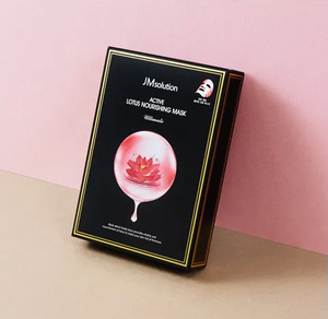 เจเอ็มโซลูชั่น แอคทีฟ โลตัส นอริชชิ่ง มาส์ก อัลติเมท มาส์กหน้าเกาหลี บำรุงผิวหน้า ช่วยเติมความชุ่มชื้น ขายส่ง 1 ชุด 10 ชิ้น - Product Image 3