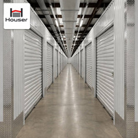 Unidades de Almacenamiento Modulares de Acero en Venta, Sistema de Construcción con Paredes Divisorias Interiores, Puerta Enrollable, Venta al Por Mayor, OEM
