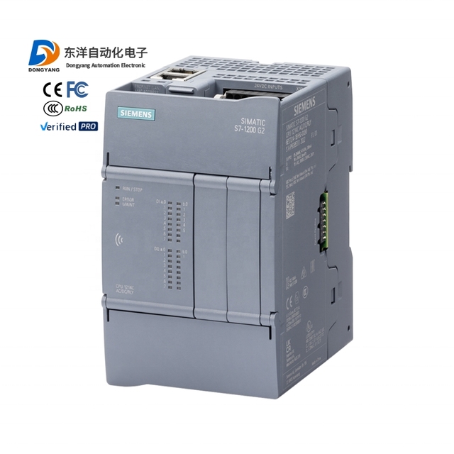 New Original Siemens PLC SIMATIC S7-1200 G2 CPU 1214C 6ES7214-1AH50-0XB0 6ES7214-1BH50-0XB0 6ES7214-1HH50-0XB0 24V DC 14DI PLC