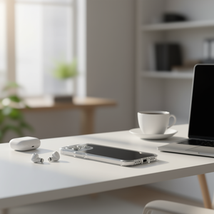 Custodia DAM Space per Redmi Note 14 Pro con protezione individuale per la fotocamera, cover trasparente - Product Image 2