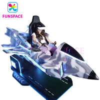 Parque de atracciones para juegos 9d Vr Parque temático Super Aircraft Racing Shooting Vr Máquina de juego Simulador de vuelo