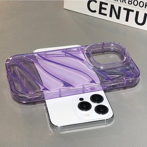 <span class=keywords><strong>Funda</strong></span> de lujo con patrón ondulado de agua para <span class=keywords><strong>Iphone</strong></span> 16 15 <span class=keywords><strong>11</strong></span> 14 13 12 <span class=keywords><strong>Pro</strong></span> <span class=keywords><strong>Max</strong></span> XR XS <span class=keywords><strong>Max</strong></span> 7 8 Fundas transparentes de silicona suave engrosada anticaída - Product Image 4