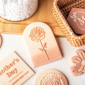 <span class=keywords><strong>2022</strong></span> fête des mères Fondant emporte-pièce <span class=keywords><strong>gâteau</strong></span> Cookie en trois dimensions imprimé décoration moule bricolage cadeau outils de cuisson - Product Image 4