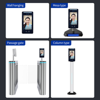 Precios al por mayor IP65 Impermeable Pantalla táctil de 7 pulgadas Linux Reconocimiento facial Control DE ACCESO TCP/IP Servidor en la nube Opcional