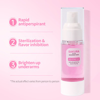 Нежный дезодорант-спрей Gentle Sakura Gluta Mini: быстросохнущий, контролирующий потоотделение, отбеливающий, для подмышек, антиперспирант для женщин и мужчин