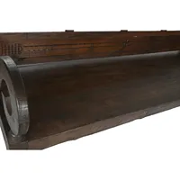 Banc en teck massif 196x68x82 75 sculpté