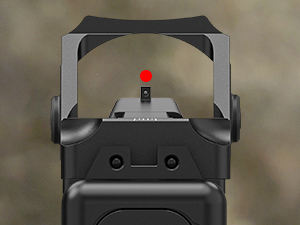 EZshoot Mirino Ottico Full-Size Punto Rosso/Verde con 12 Livelli di Luminosità e Attivazione al Movimento Impermeabile Antiurto e Antiappannamento - Product Image 4