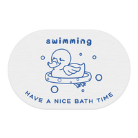 Tapis de bain de luxe Duoyi à séchage rapide, motif uni gris pierre, en terre de diatomée, avec support en caoutchouc/PVC, forte absorption d'eau