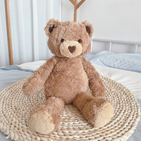 Nouveauté peluche Anime ours en peluche peluche peluche douce avec nez en forme de coeur cadeau pour enfants poupée ours en peluche doux