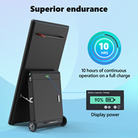 MWE Stock en EE. UU. y la UE, Pantalla Digital LCD de 43 y 55 Pulgadas, Semi-Exterior, IP55, Impermeable, Extraíble, con Fuente de Alimentación, Alta Luminosidad
