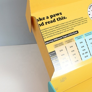 Hộp in ấn tùy chỉnh bán buôn Macaron vật nuôi bên trong Mèo Hộp bao bì - Product Image 5