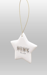 ของตกแต่งบ้านรูปดาวพอร์ซเลน รุ่น Home est 2026 สำหรับเป็นของขวัญให้กับลูกค้าช่างก่อสร้าง และของตกแต่งแขวนสำหรับงานขึ้นบ้านใหม่ - Product Image 5