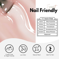 FZANEST Jelly Gel Pour Ongles Vernis à Ongles Bio Blanc Laiteux Kit Complet pour Ongles Rose Clair Gel Semi-permanent Accessoires pour Ongles