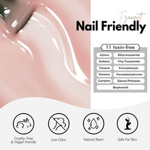 FZANEST Jelly Gel Pour Ongles esmalte de uñas orgánico blanco lechoso <span class=keywords><strong>Kit</strong></span> <span class=keywords><strong>completo</strong></span> de uñas rosa claro accesorios de uñas de Gel semipermanente - Product Image 4