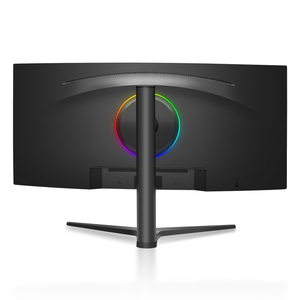 Écran LED courbe de 34 pouces <span class=keywords><strong>4K</strong></span> 75Hz LCD Moniteur de jeu sans bordure avec ports DP VGA et barre de rétroéclairage RVB - Product Image 3