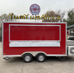 यूएसए विक्रेताओं के लिए 13FT मोबाइल फूड ट्रक डाइनिंग फूड ट्रेलर हॉट डॉग फूड कार्ट - Product Image 2