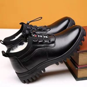 Factory Wholesale High Quality Men's Winter Ankle <b>Boots</b> Genuine Leather Formal Chelsea <b>Boots</b> - Product Image 4