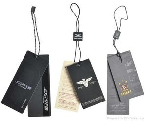 Logo personnalisé RFID Étiquettes et étiquettes d'actifs de vêtement Commande en gros avec impression de codes à barres - Product Image 2