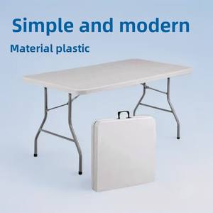 Table pliante d'extérieur de 1,8 m en bois pour barbecue, camping, marché nocturne, avec un design minimaliste moderne - Product Image 2