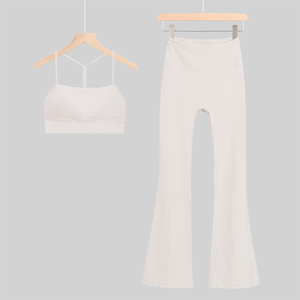 Ensemble de vêtements de sport pour femmes de haute qualité, personnalisé, 2 pièces, respirant, leggings de gym, short de sport, soutien-gorge, ensemble uni pour l'entraînement et le yoga - Product Image 5