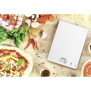 Balance de cuisine numérique Soehnle Page Compact 300 blanche, capacité 5 kg, avec fonction tare pour une cuisson et une pâtisserie précises - Product Image 1