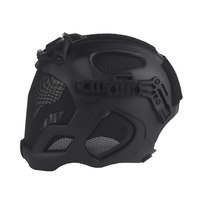 Muchan Casque de jeu tactique extérieur léger Jeu de survie Paintball Casque de jeu tactique Casque intégral