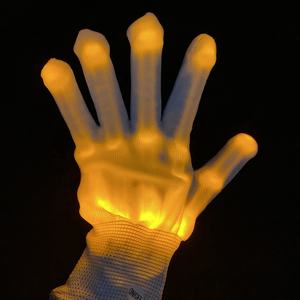 Gants de fête d'Halloween avec éclairage <span class=keywords><strong>LED</strong></span> squelette clignotant - Product Image 5