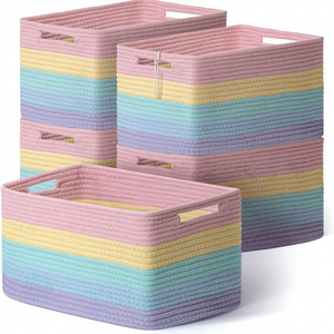 Caja de Almacenamiento Plegable a Prueba de Polvo, Cesta de Regalo Creativa para Ropa, Juguetes de Bebé y Mascotas, Organizador de Baño y Armario - Product Image 6