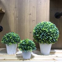 Ornements de Bonsaï en Gazon Artificiel PE Ruth Pastoral Country – Plantes d'Extérieur Durables et Écologiques