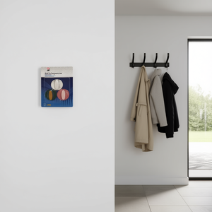 Mnj 3Pc Circular Adhesive Hooks 2.5Kg Weight Capacity Wall Mounting - Product Image 2