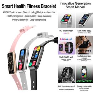 HK72 200mAh IP68 extérieur femme santé Al montre intelligente <span class=keywords><strong>Test</strong></span> de Stress mode multi-sport surveillance de la forme physique montres intelligentes - Product Image 3