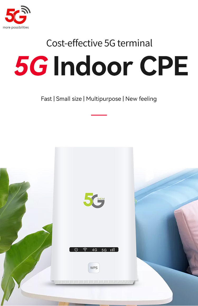 इंडोर CPE 5G वायरलेस राउटर तेज़ और अधिक स्थिर 5G मॉडेम 1