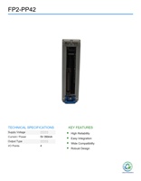 Módulo de Control de Posicionamiento de 4 Ejes P-an Smart PLC FP2-PP42 Serie FP2 Usado para Automatización Industrial