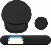 Tapis de souris ergonomique en silicone Tigerwings avec repose-poignet, épaisseur 3 mm, taille personnalisable pour usage au bureau