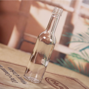 Thu nhỏ 50ml 100ml Glass Wine Bottle với nhôm vít cap nắp cho Whisky và <span class=keywords><strong>Vodka</strong></span> - Product Image 2