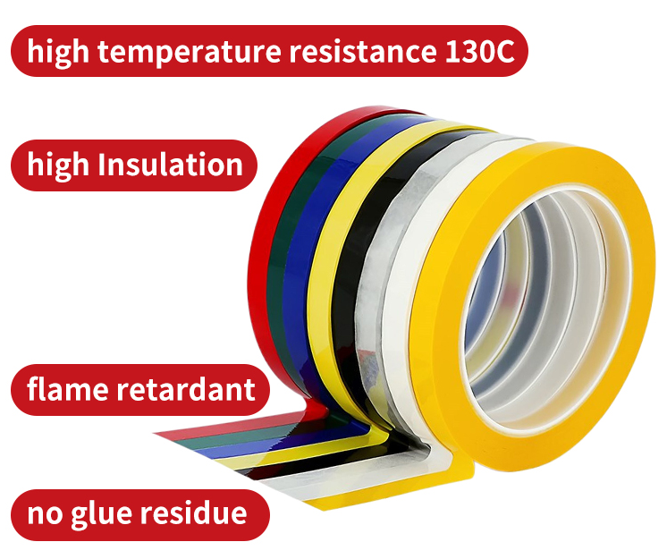 Customized Blue Mylar Tape Masking Mylar Polyester Adhesive Tape Pet