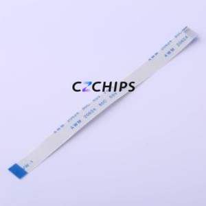 JS05B-12P-100-3-4 FFC Cable (Flexible Flat Cable) P=0.5mm Connector 12P 0.5mm 0.3mm Reverse - Product Image 1