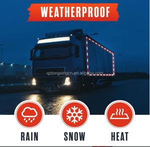 Alta visibilità ad alta intensità nastro riflettente di sicurezza DOT--C2 bianco e rosso di sicurezza ad alta visibilità per camion e nastro di sicurezza stradale - Product Image 2