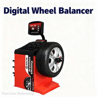 Équilibreuse de roues automatique pour atelier automobile avec précision de 1g et vitesse de 200 tr/min – Machine d'inspection et d'entretien de véhicules