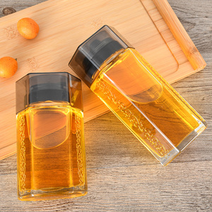 Vente en gros de pots en verre hexagonaux pour confiture, miel, <span class=keywords><strong>avec</strong></span> <span class=keywords><strong>bec</strong></span> <span class=keywords><strong>verseur</strong></span>, 180 ml, 250 ml, 360 ml, 500 ml, pour contenants alimentaires de cuisine - Product Image 5