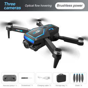 Drone de course HOSHI S180 Max 4K sans balais avec caméra HD, évitement d'obstacles, WIFI FPV, quadricoptère avec positionnement par flux optique - Product Image 3