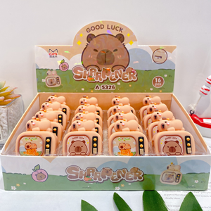Pengasah Pensil Mekanik Kartun Kapibara Lucu untuk Anak-anak, Pemotong Pensil, Alat Tulis Siswa Sekolah Dasar, Grosir - Product Image 6